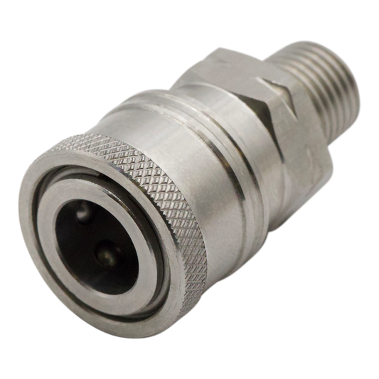 Gladiator QC Socket 1/4" Mnpt Stainless Steel - Quick Connects