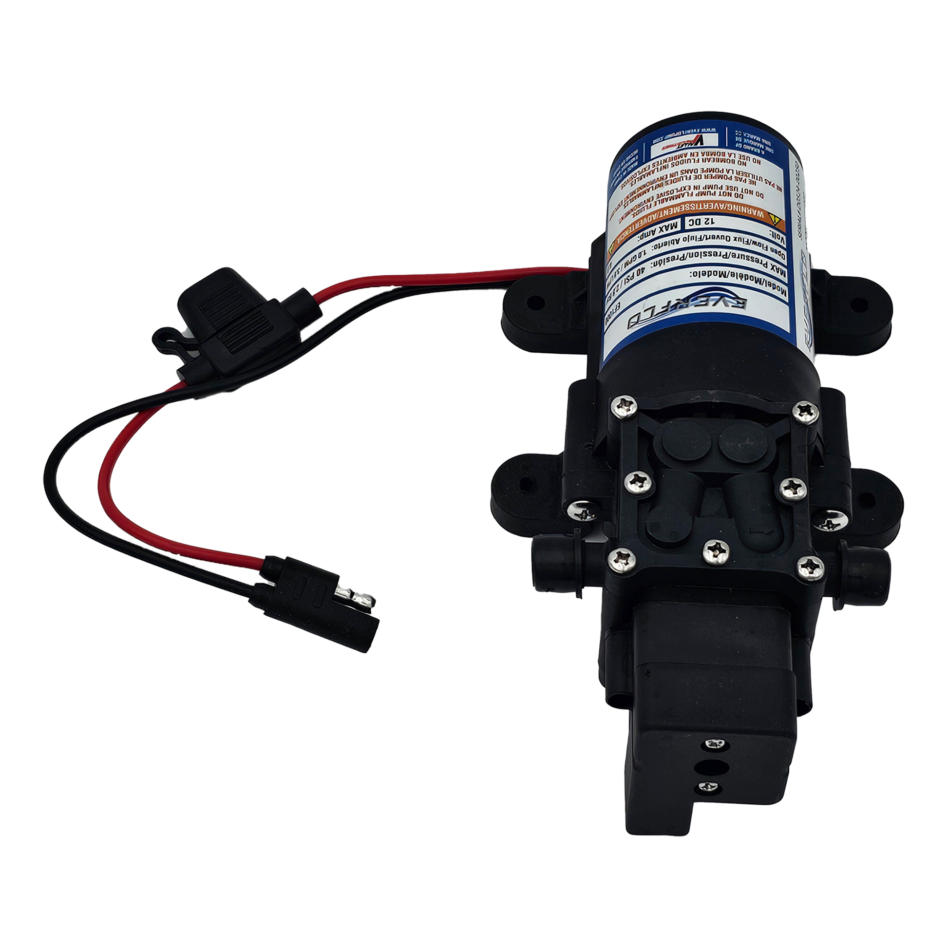 Everflo 1.0 GPM 12V Diaphragm Pump