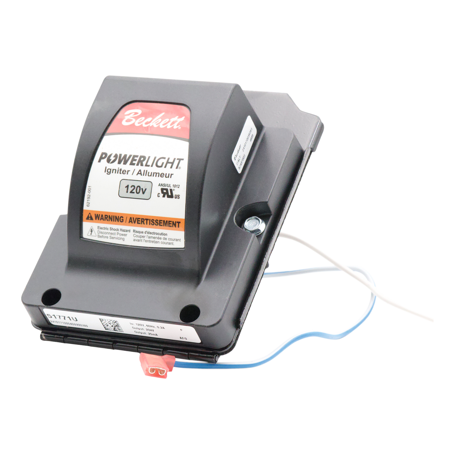 Beckett 51771u 10say-04 120v Ignitor Beckett Afg - Hot Boxes