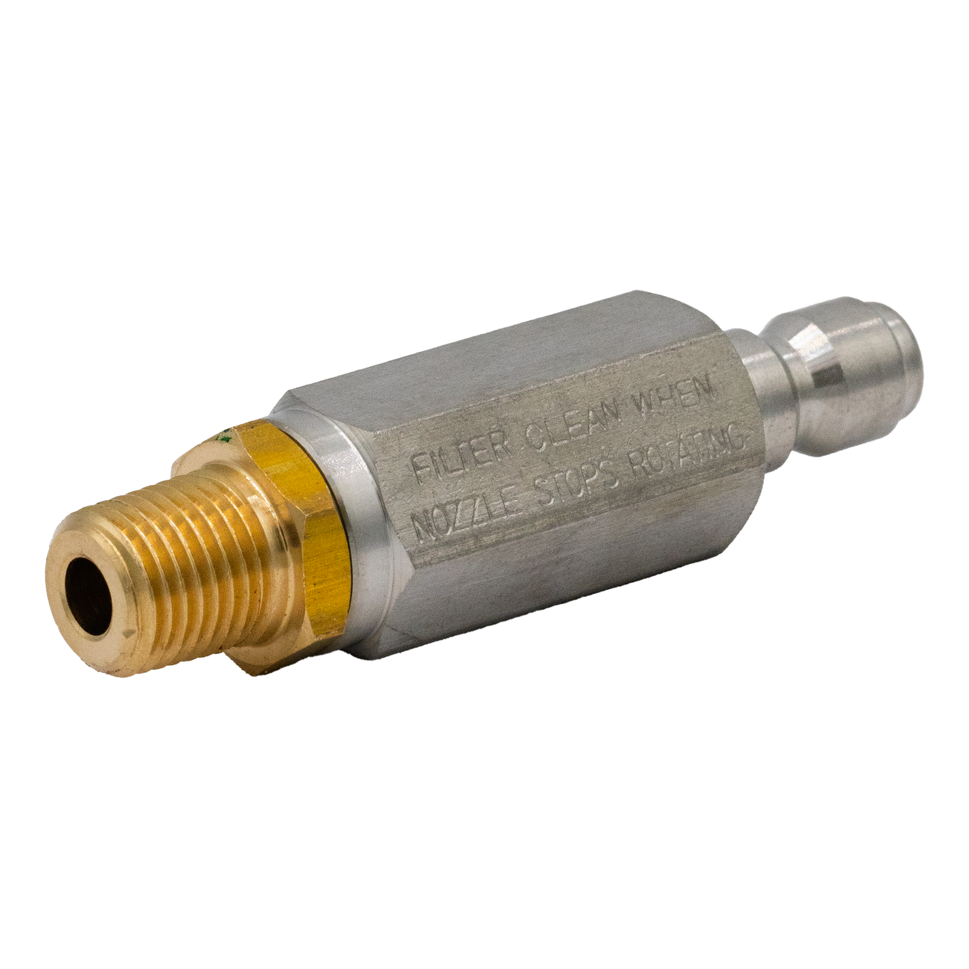 Premium 5000psi Filter 1/4QC Plug X 1/4MPT Outlet - Filters and Strainers
