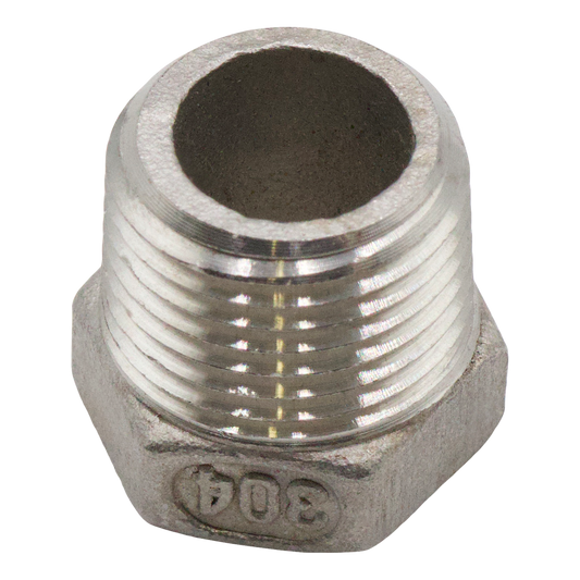 304 stainless steel hex head pipe plug