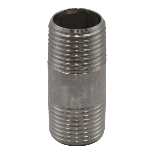 304 stainless steel Schedule 40 pipe nipple