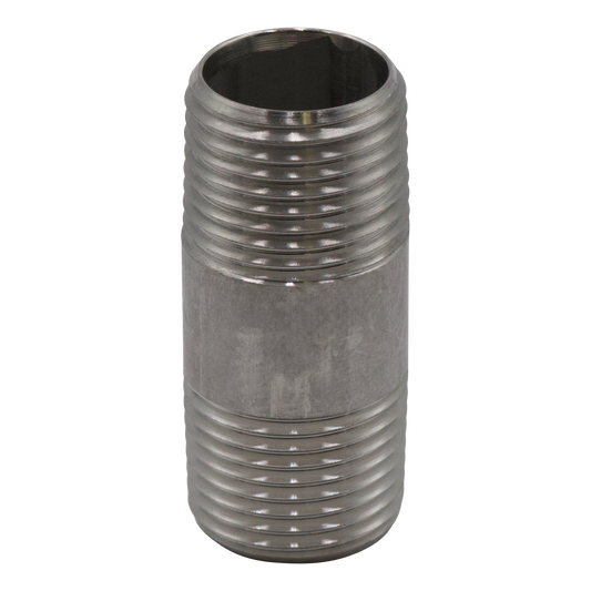 304 Stainless Steel 3/8" Pipe Nipple Schedule 40 - 304 Stainless Steel Fittings