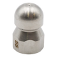 S.S. SEWER NOZZLE 3/8 FPT #5.5 (.8mm orifices) - Sewer Jetter Nozzles