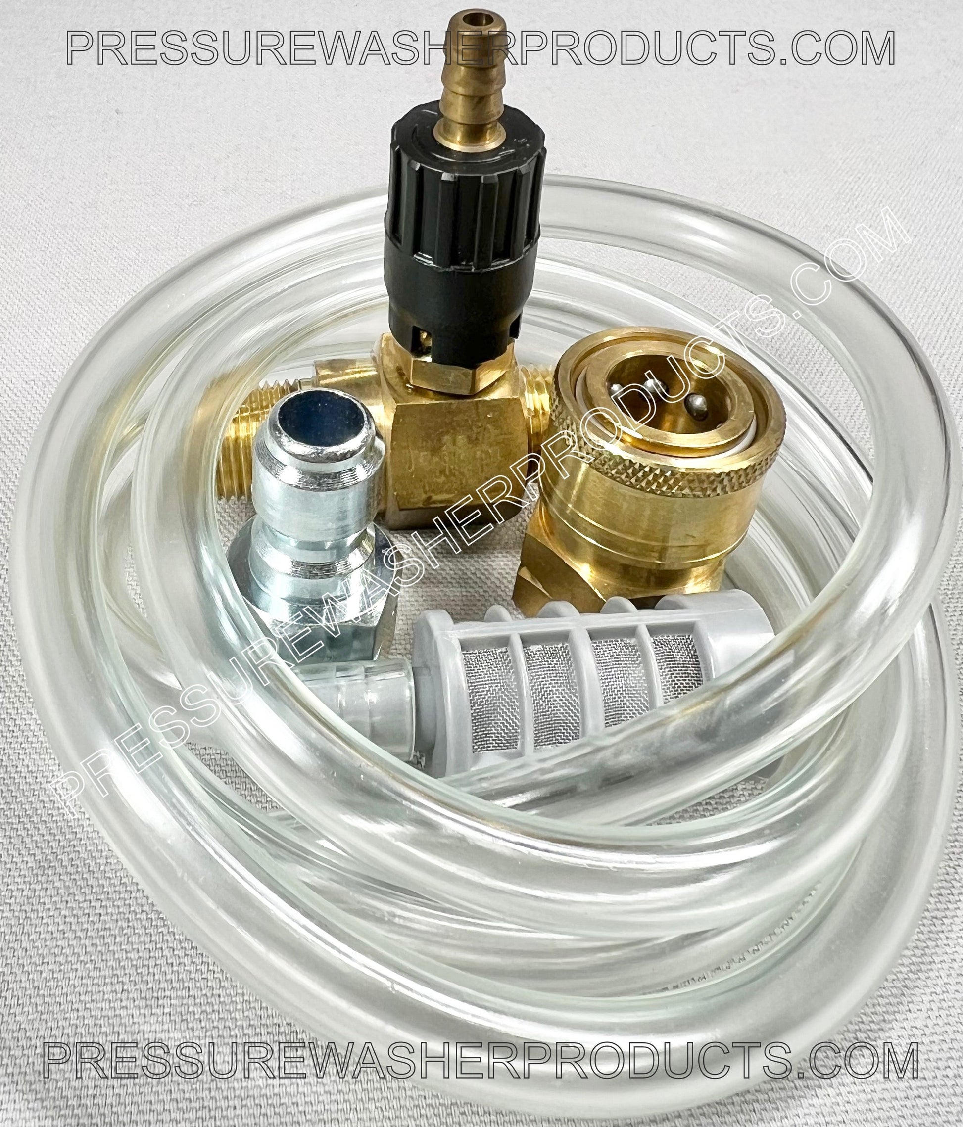 GP HI-DRAW ADJ ACID INJECTOR 2.3mm QC KIT (PLUG IN - SKU 5478 - Chemical Injector for pressure washing