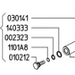 Plunger Bolt & O-ring Kit (kit 6) - SKU 5513 - Pump Part for pressure washing