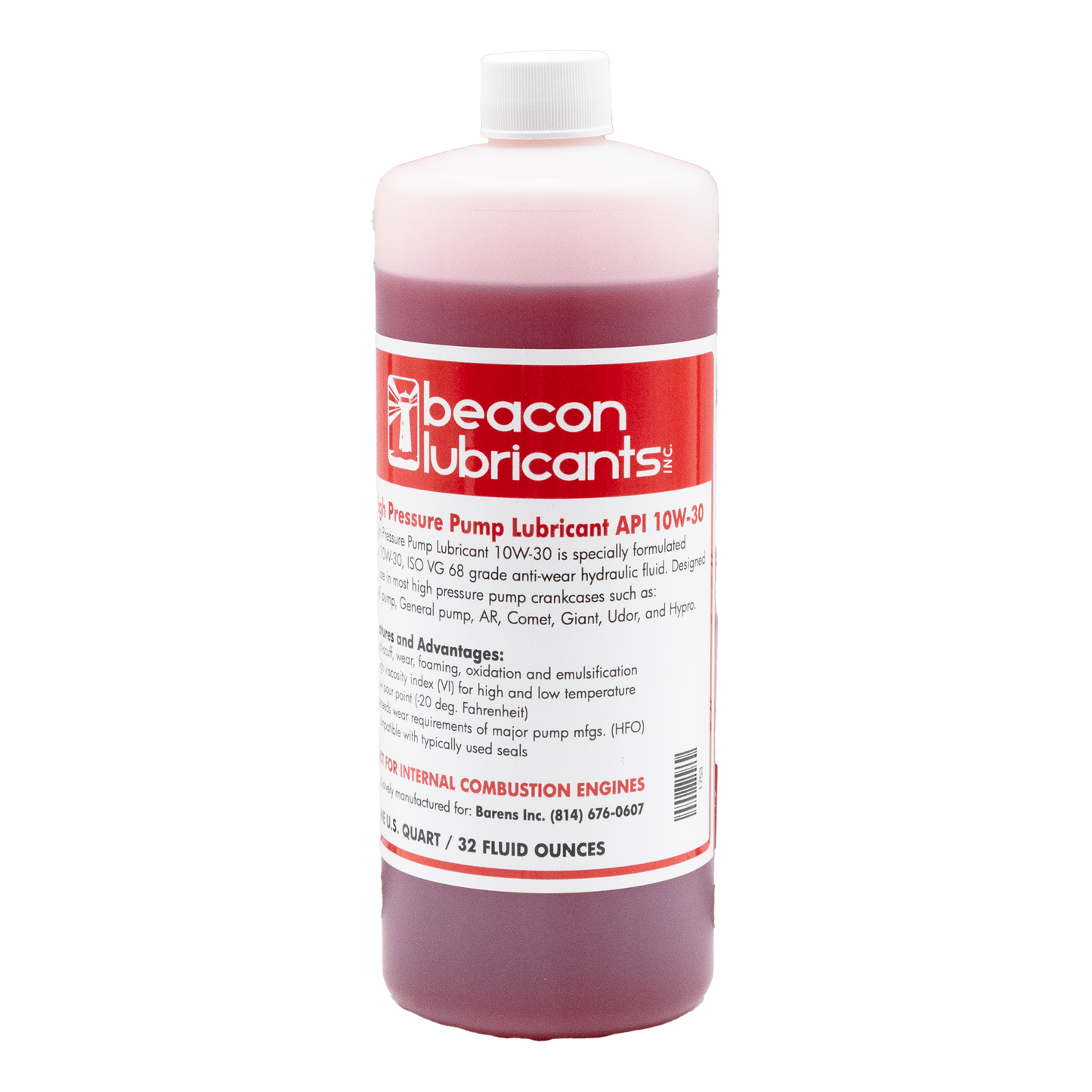 Beacon Lubricants Case (12 Qts.) Bl Pump Lube Api 10w-30 - Pressure Washer Pump Oil