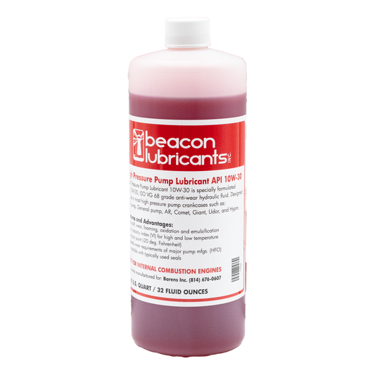 Beacon Lubricants Case (12 Qts.) Bl Pump Lube Api 10w-30 - Pressure Washer Pump Oil