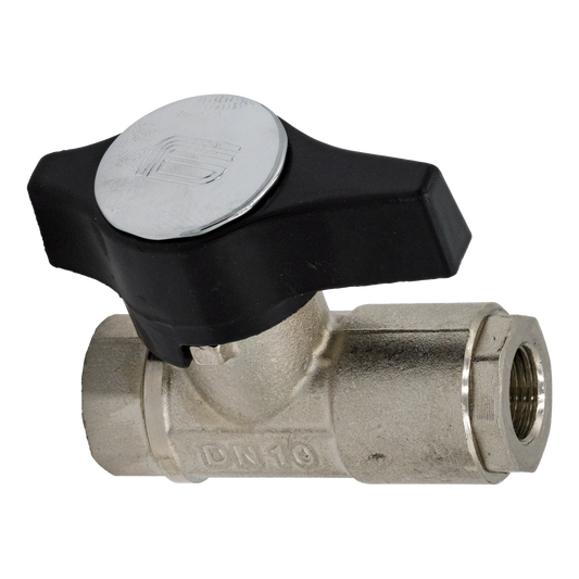 Nickel Plated 3/8" 3050 PSI Ball Valve - Pressure Unloaders