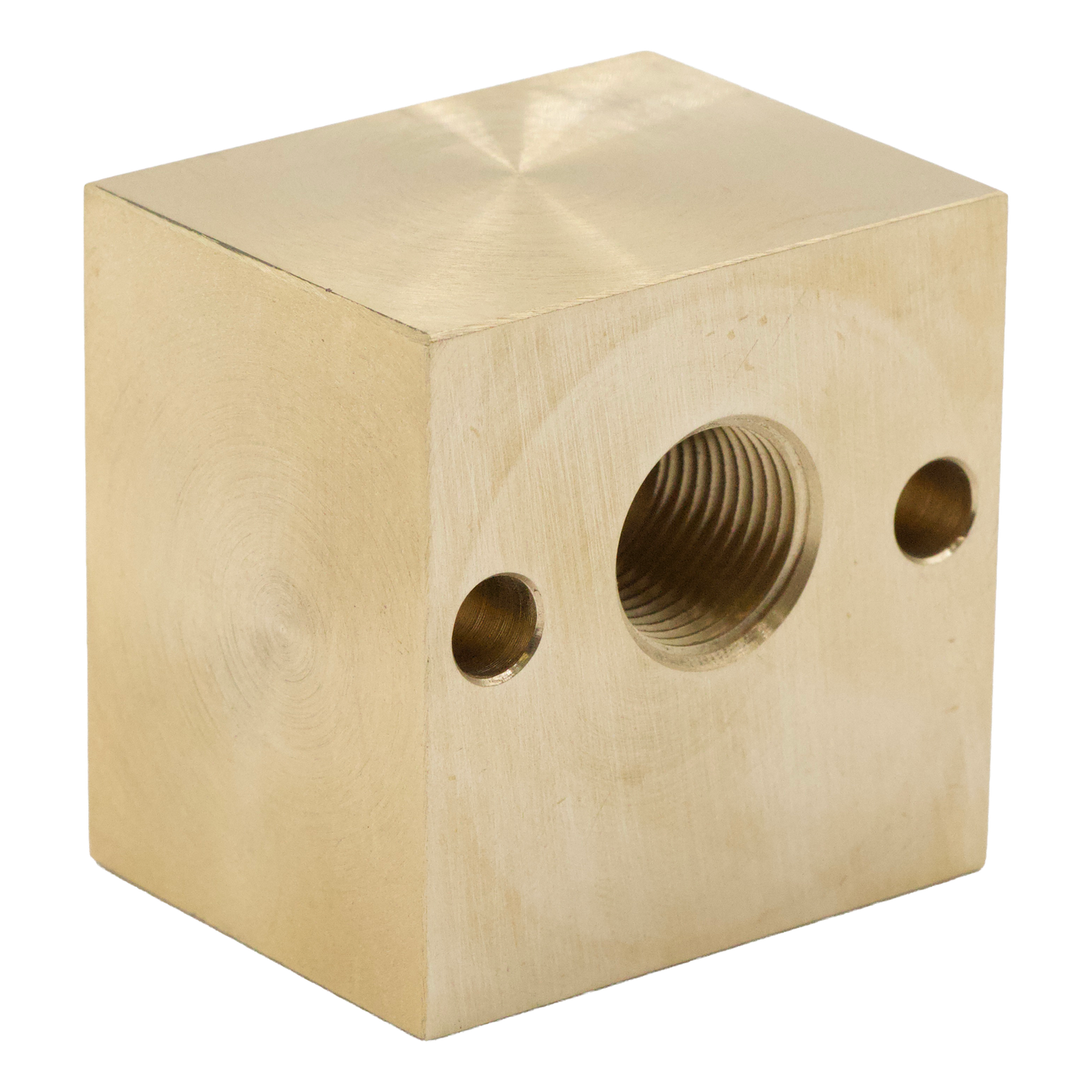Unloader Block Brass 3/8 FPT X 3/8 FPT - Pressure Unloaders
