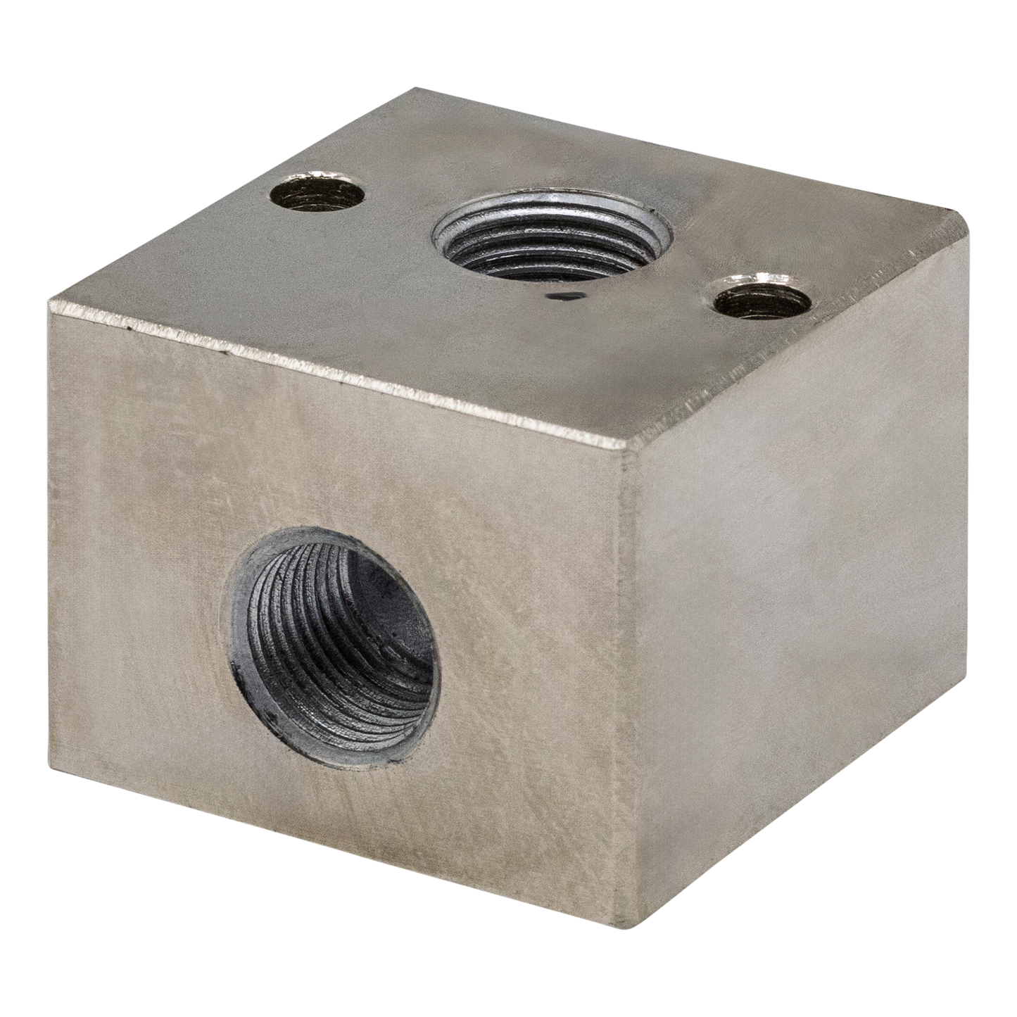 3/8" FPT X 3/8" FPT Nickel Plated Unloader Block - Pressure Unloaders
