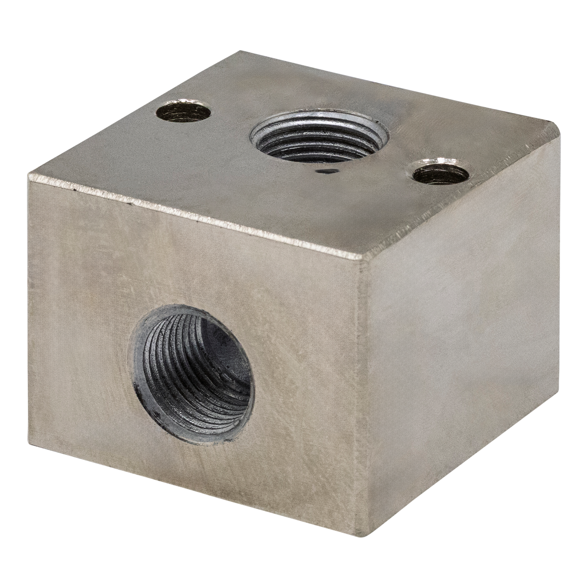 3/8" FPT X 3/8" FPT Nickel Plated Unloader Block - Pressure Unloaders