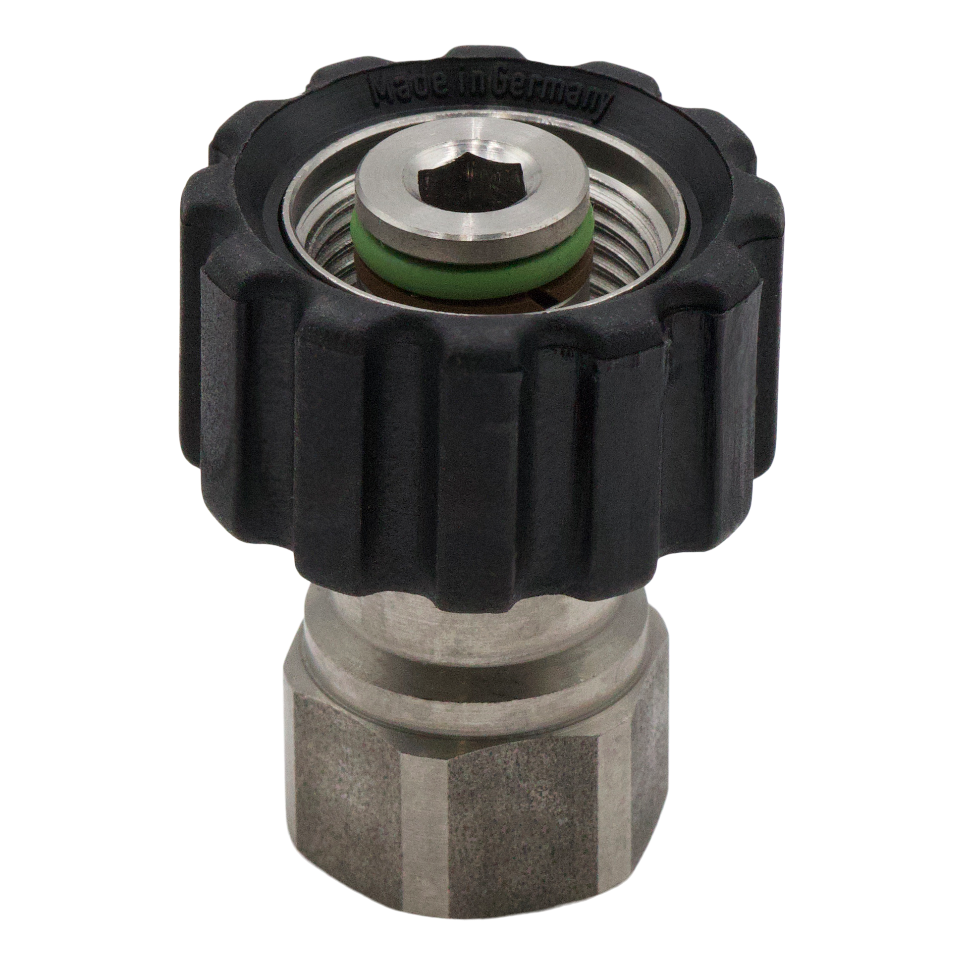 Suttner Suttner ST-40 22mm Stainless Steel Screw Coupler Pressure Washer Adapter - 22 MM Quick Connect Couplers