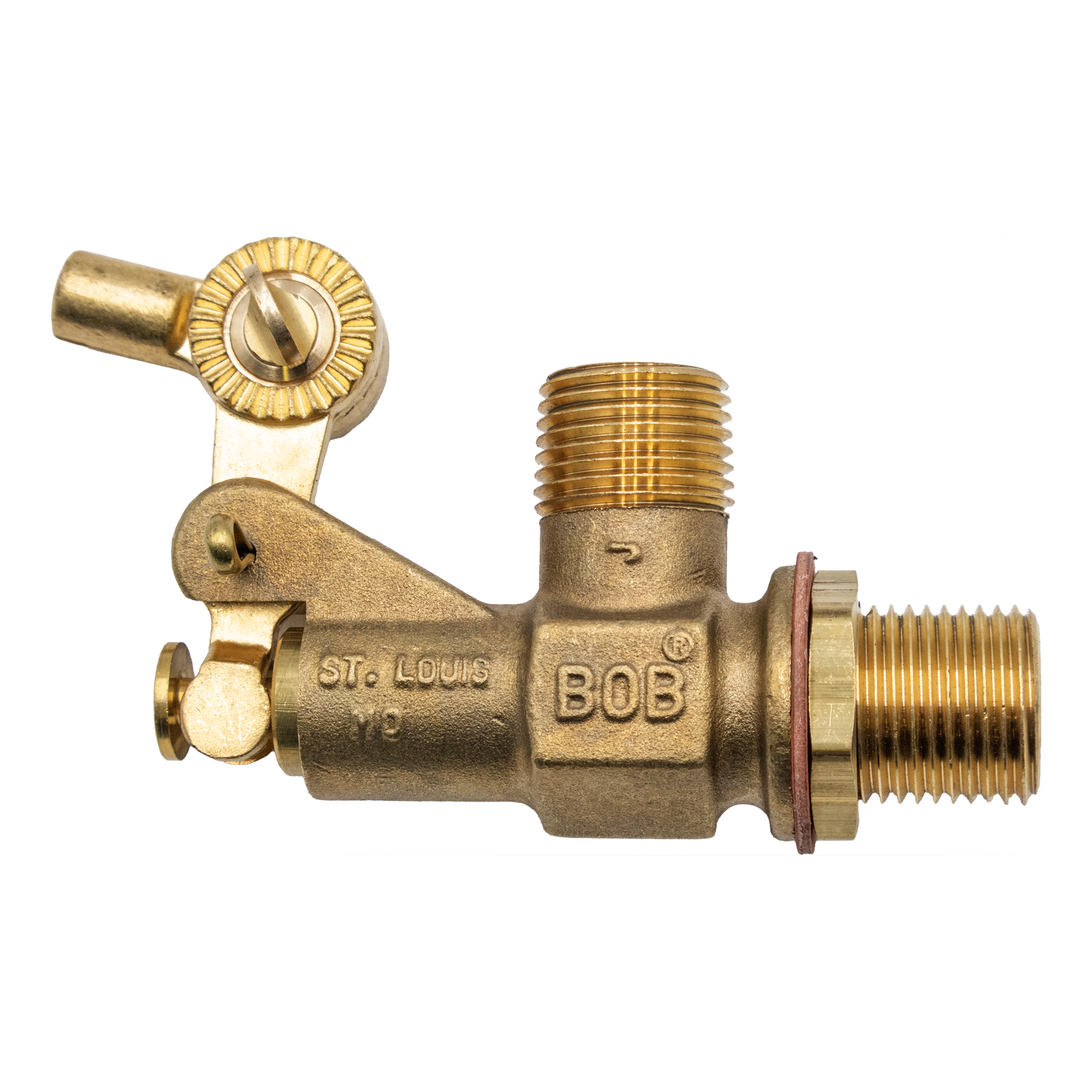 Robert Manufacturing R700l-4 Brass Float Valve 1/2" MPT - Valves