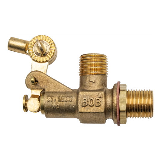 Robert Manufacturing R700l-4 Brass Float Valve 1/2" MPT - Valves