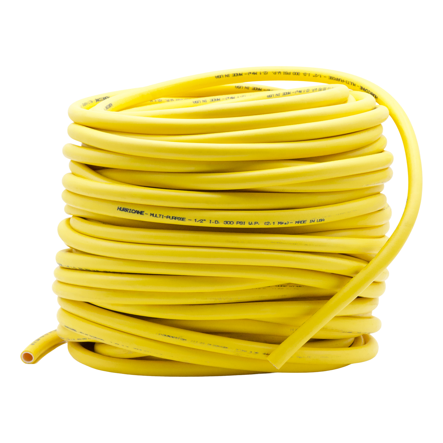 Roll Hurricane Softwash Hose 300 PSI 150 Deg Yellow 1/2" x 200' - Hoses