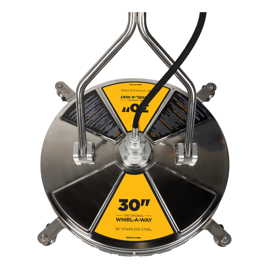 BE 30" Whirl-A-Way Stainless Steel Surface Cleaner - Surface Cleaners