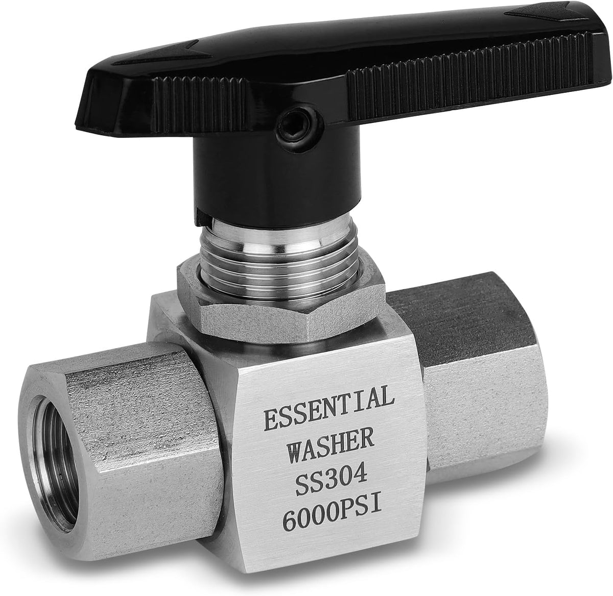 Ball Valve, SS, 3/8", 5000 PSI