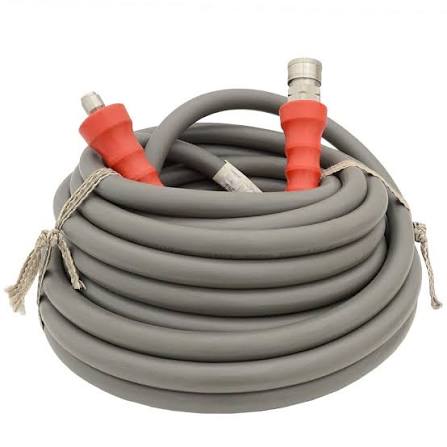 4000 Gray 3/8"X100' Wrapped - SKU 7218 - Pressure Washer Hose for pressure washing