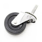 Set Castors 20"&24" SS Whirl-a-way (4) W/ Brackets - SKU 7323 - Surface Cleaner Part for pressure washing
