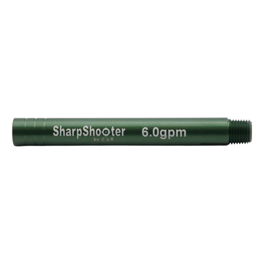 C &amp; R SharpShooter Nozzle 6.0 GPM Green - X Jets And Shooter Tips