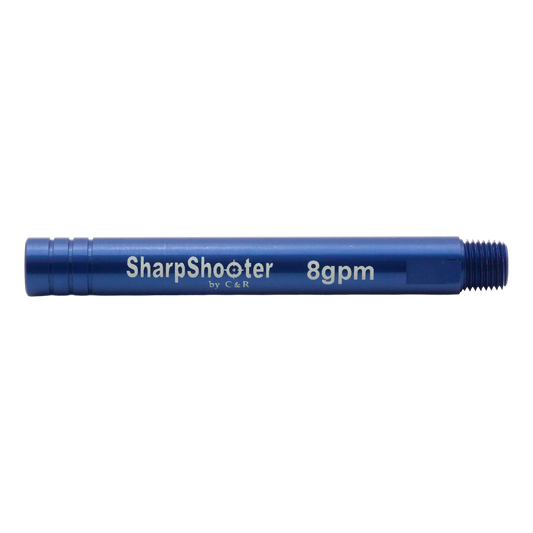 C &amp; R SharpShooter Nozzle 8.0 GPM Blue - X Jets And Shooter Tips