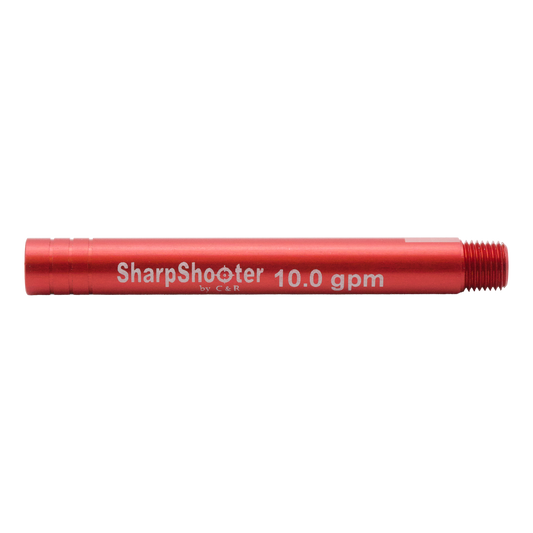 C &amp; R SharpShooter Nozzle 10.0 GPM Red - X Jets And Shooter Tips