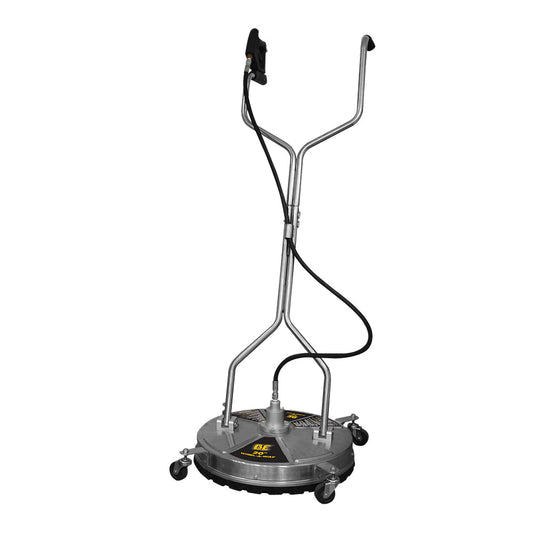 20 Inch Whirl-A-Way Stainless Steel Surface Cleaner with Castors