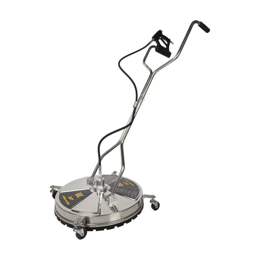 24 Inch Whirl-A-Way Stainless Steel Surface Cleaner with Castors