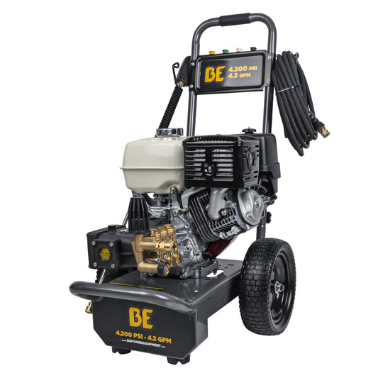 BE Pressure Washer 4200 PSI 4.2 GPM Honda Engine AR Pump B4213HA