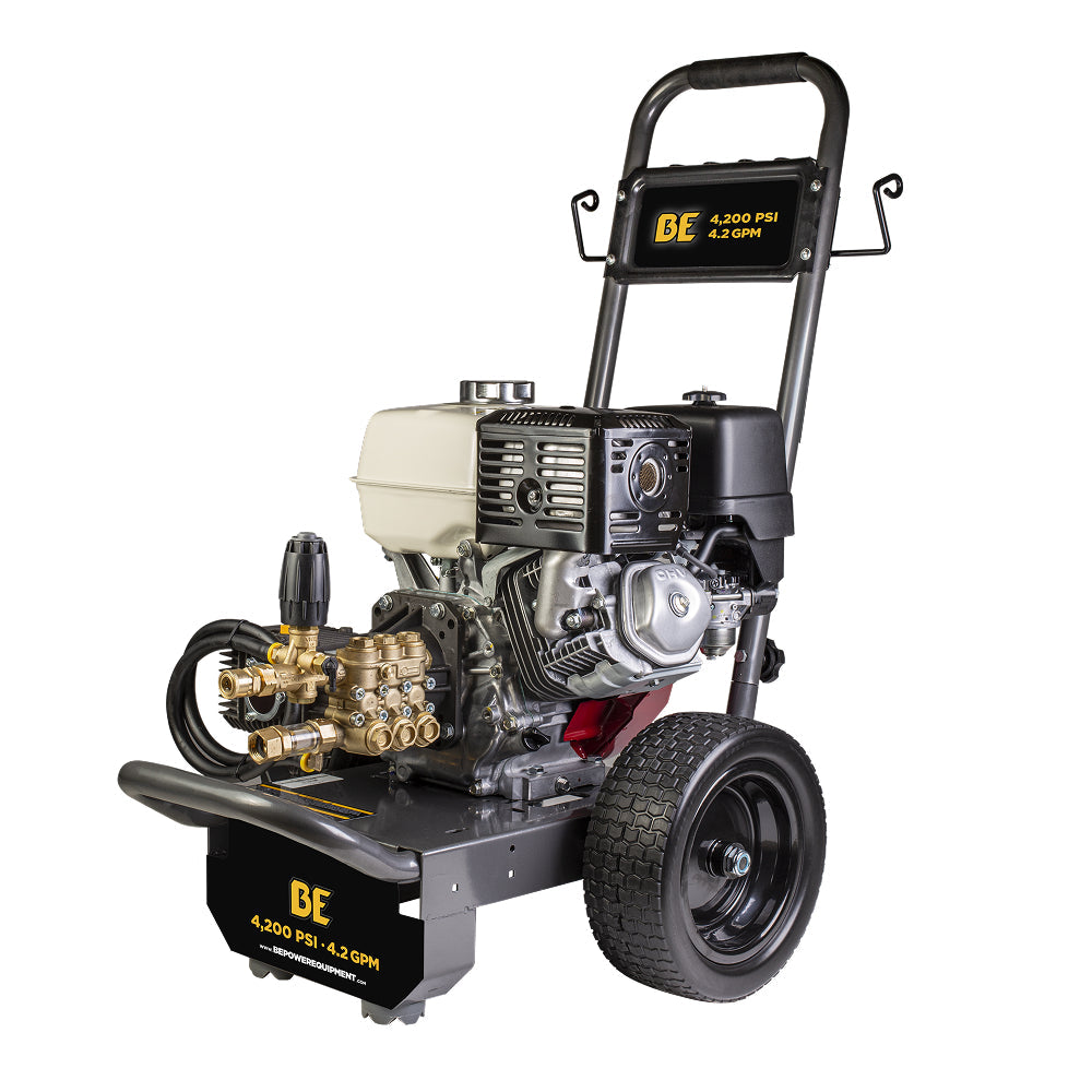 BE Pressure Washer 4200 PSI 4.2 GPM Honda Engine Comet Pump B4213HCS