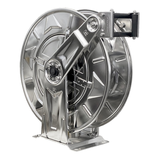 Centurion Stainless Steel 50' Spring Rewind 3/8" Hose Reel - SKU 4119