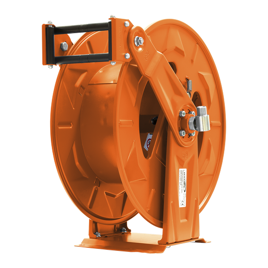 Gladiator Powder Coat 100' Spring Rewind 3/8" Hose Reel - SKU 4631 - view 2
