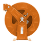 Gladiator Powder Coat 100' Spring Rewind 3/8" Hose Reel - SKU 4631 - view 3