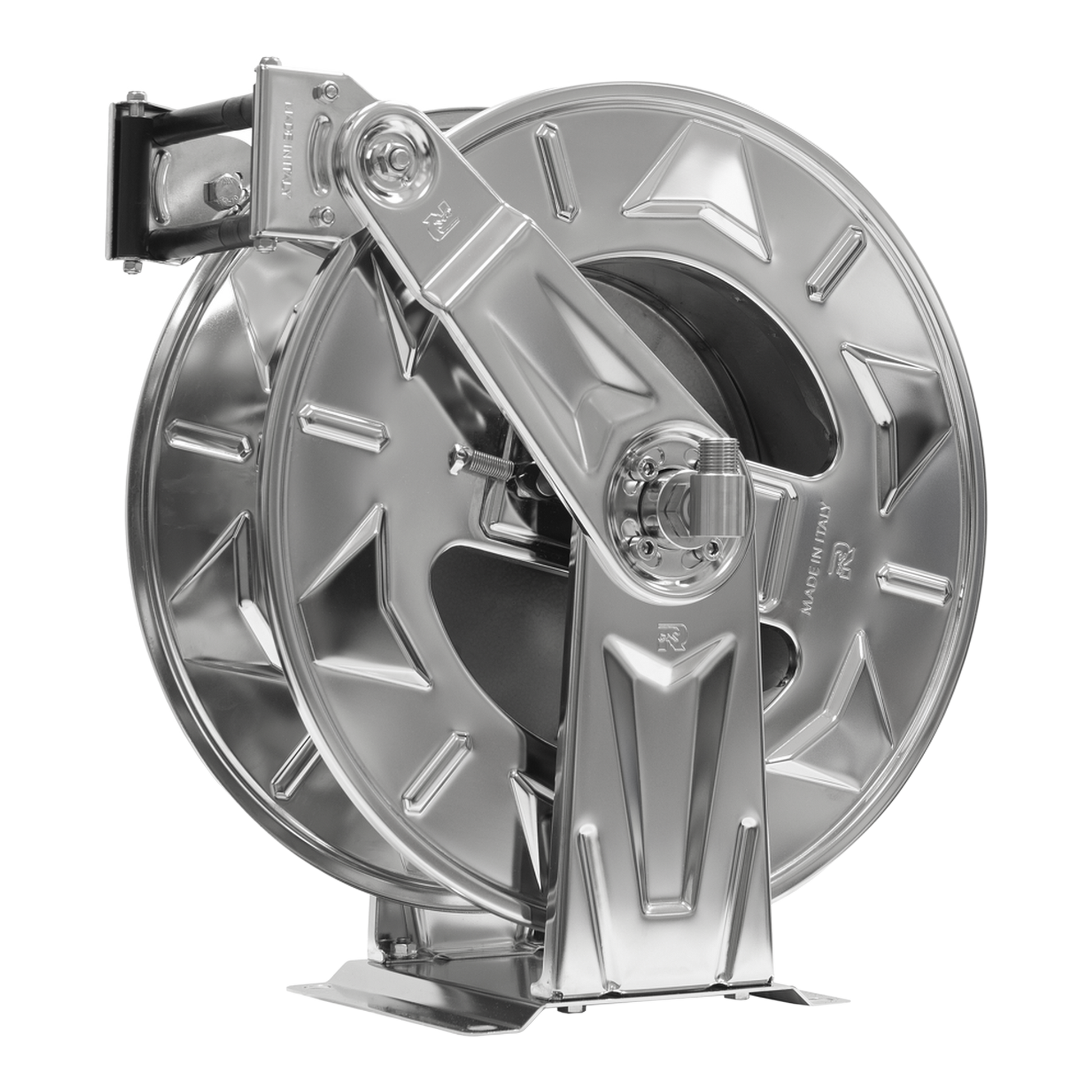 Centurion Stainless Steel 100' Spring Rewind 3/8" Hose Reel - SKU 4632 - view 2
