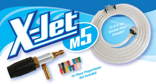 X-Jet Proportioner Kit 15-Piece Color-Coded Metering Tips