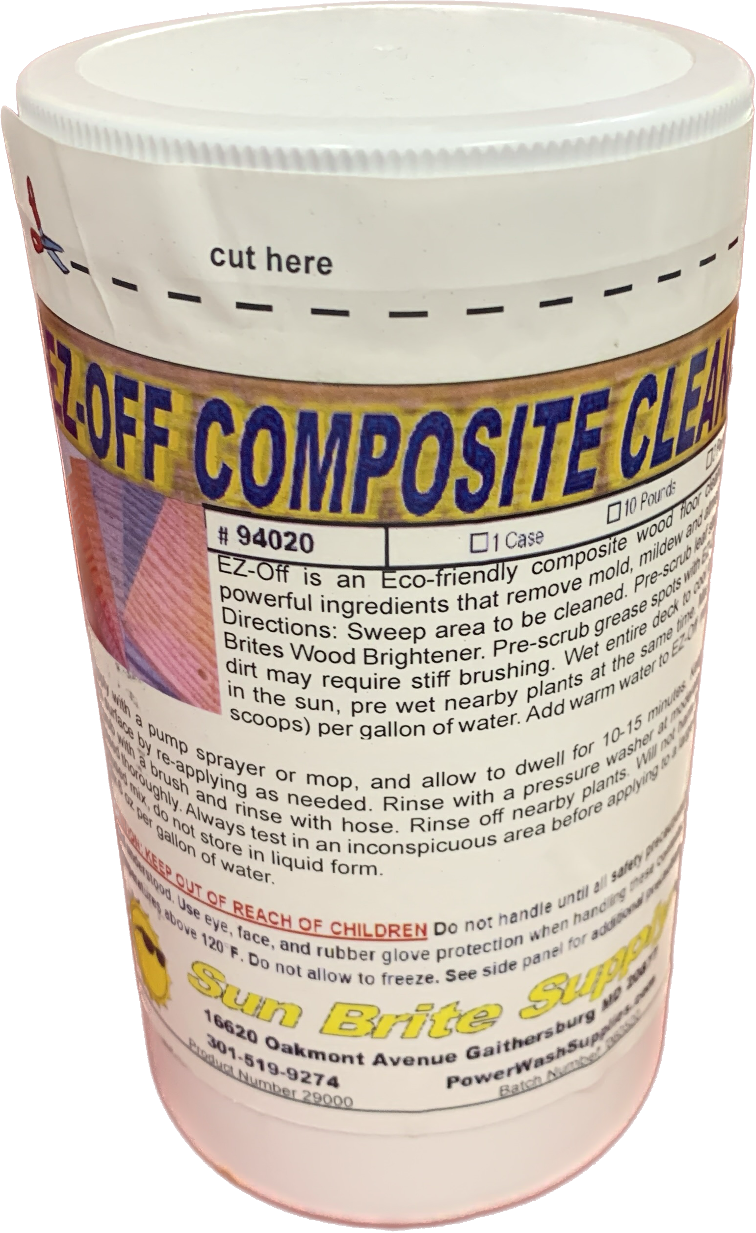 EZ OFF Composite Deck Cleaner