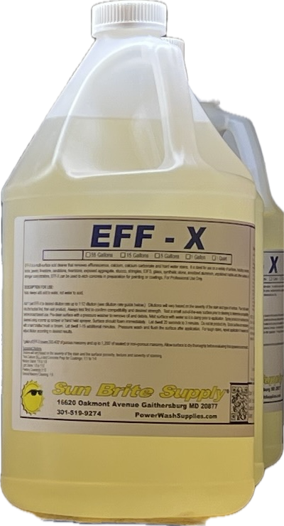 Eff-X, 1 Gallon Pressure Washing Chemical