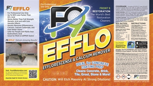 F9 Efflo Calcium and Efflorescence Remover