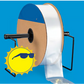 Poly Tube, 4 Mil, 7 Inch Wide - Roof Cleaning Downspout Sleeve - PVC hose for pressure washing