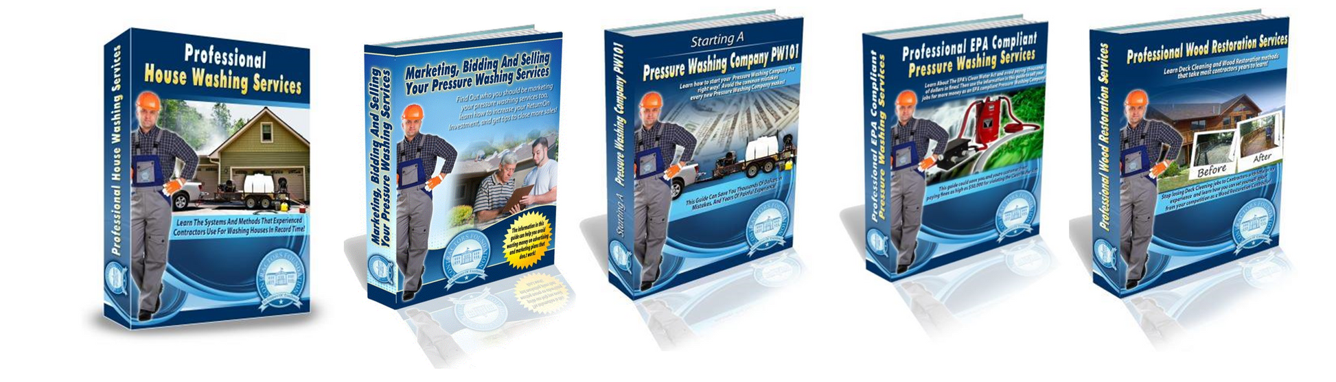 Pressure Washing Training Manuals Package Deal - training manuals for pressure washing