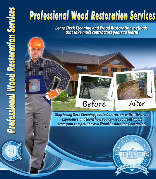 Deck Cleaning & Sealing Class Manual - Pressure Washing Manuals for pressure washing