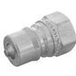 Double shut-off steel plug SKU 4099 zinc plated 1/4 inch FPT for pressure washer quick coupling