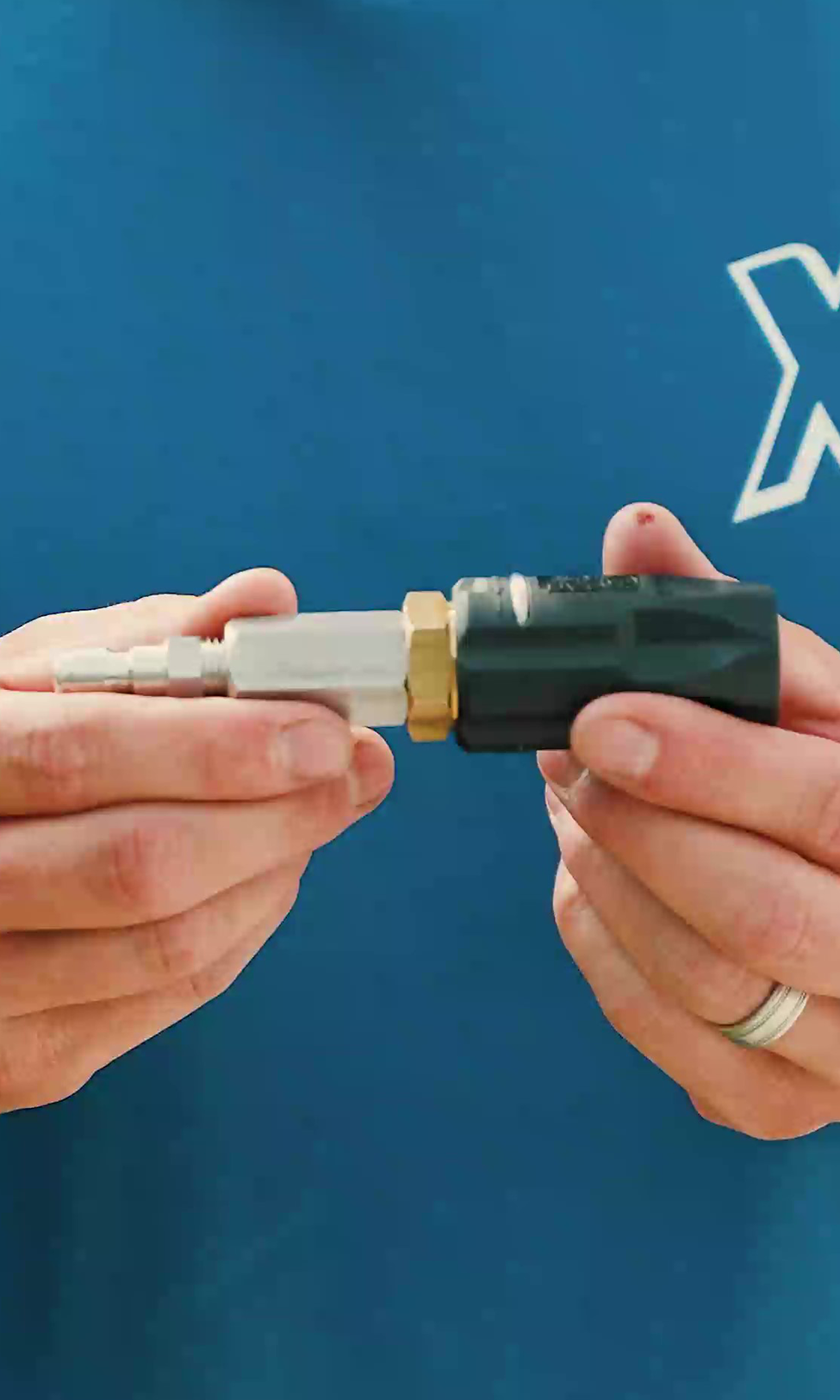 X-Jet M5DS Twist downstream soft wash nozzle
