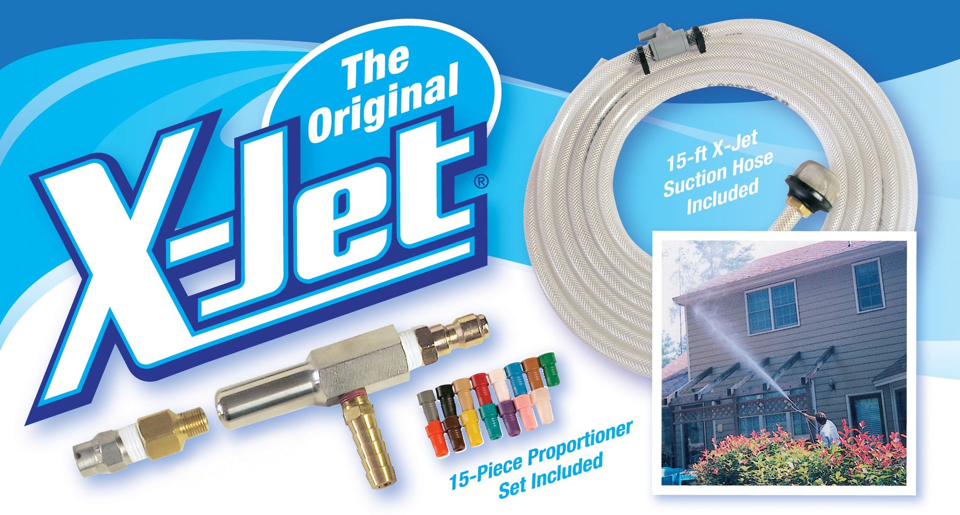 Original X-Jet nozzle kit contents