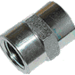 Sun Brite Supply Steel Hex Coupler 1/2" Fpt X 1/4 Fpt - Steel Fittings