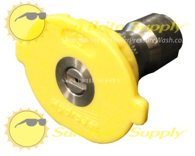 Yellow Quick Connect Nozzles 15 Degree