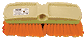 10 Soft Orange Truck And Fleet Wash Brush For Acid Washing