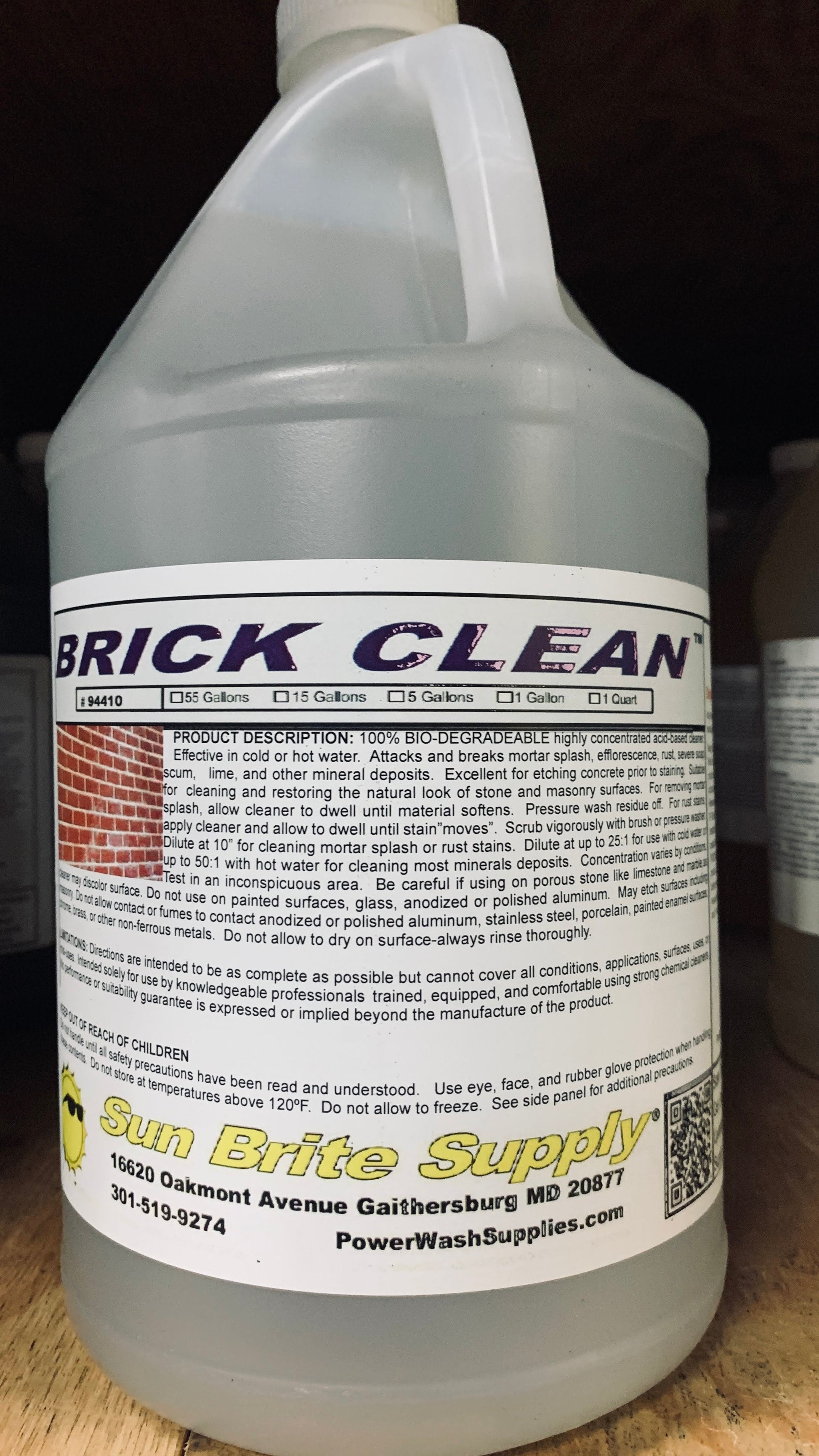 Brick Clean Masonry Cleaner