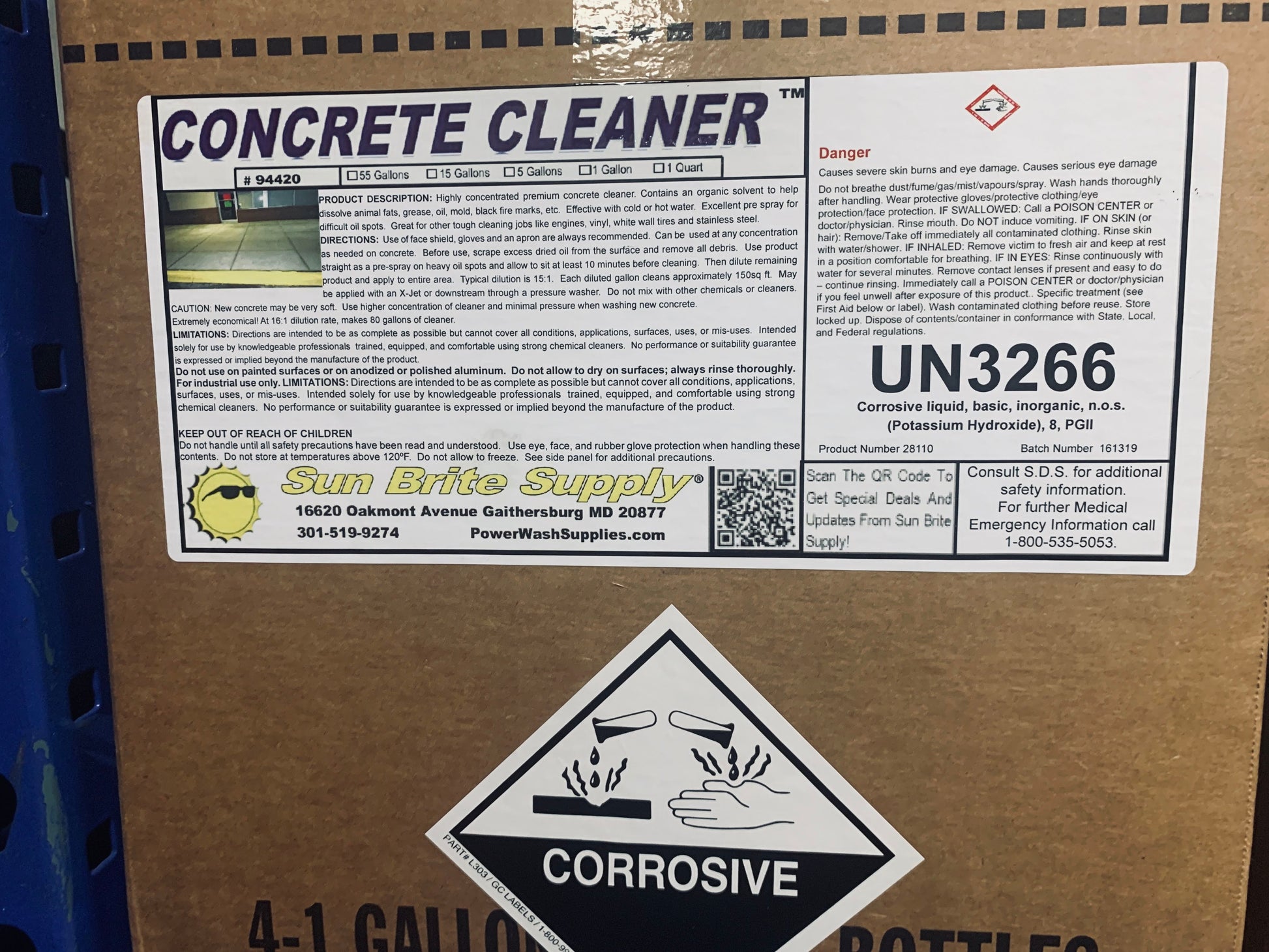 Concrete Cleaner